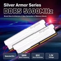 RAM de bureau KINGBANK Silver Knight DDR5 à dissipation thermique, module de mémoire gaming haute vitesse pour mise à niveau PC Intel AMD – Meilleures ventes