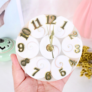 <b>Hand</b> Made Natural Crystal Crafts Gemstones Labradorite <b>Clocks</b> Wooden Support Crystal <b>Clock</b> Pendulums for Home Decor - Product Image 3