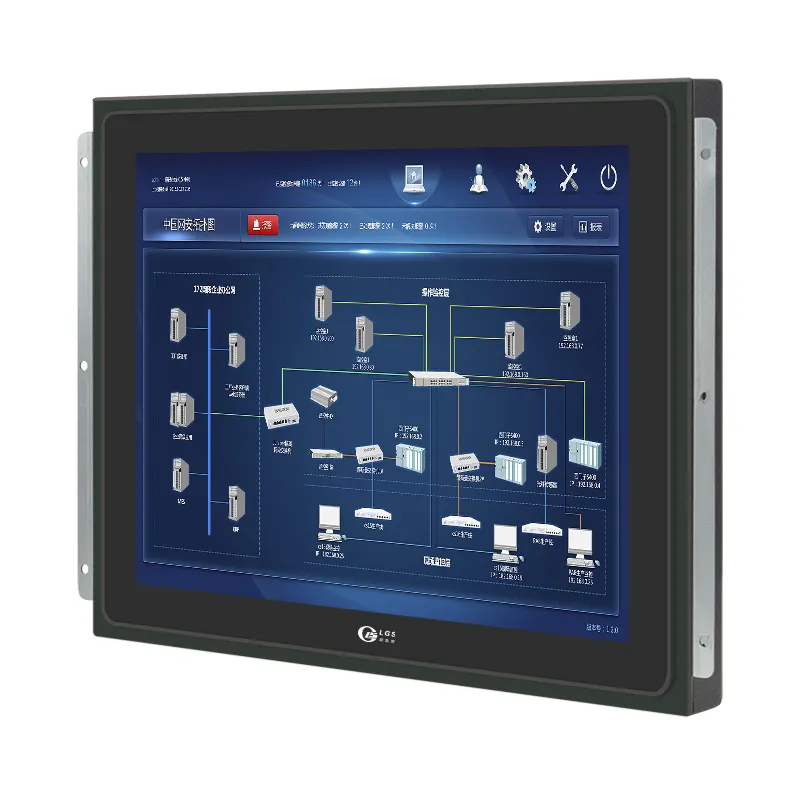 OEM ODM-quiosco de pantalla táctil Industrial de 10,4, 12,1, 17, 19 pulgadas, capacitivo, empotrado, montado en la pared, autoservicio, monitores de panel pc