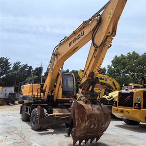 Excavadora grande de 21 toneladas, excavadora de segunda mano de 21 toneladas, con pintura original en buen estado, Hyundai, en stock - Product Image 2