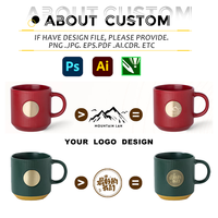 Fabricant de tasses en céramique personnalisées mates de style nordique, tasses à café de luxe avec logo