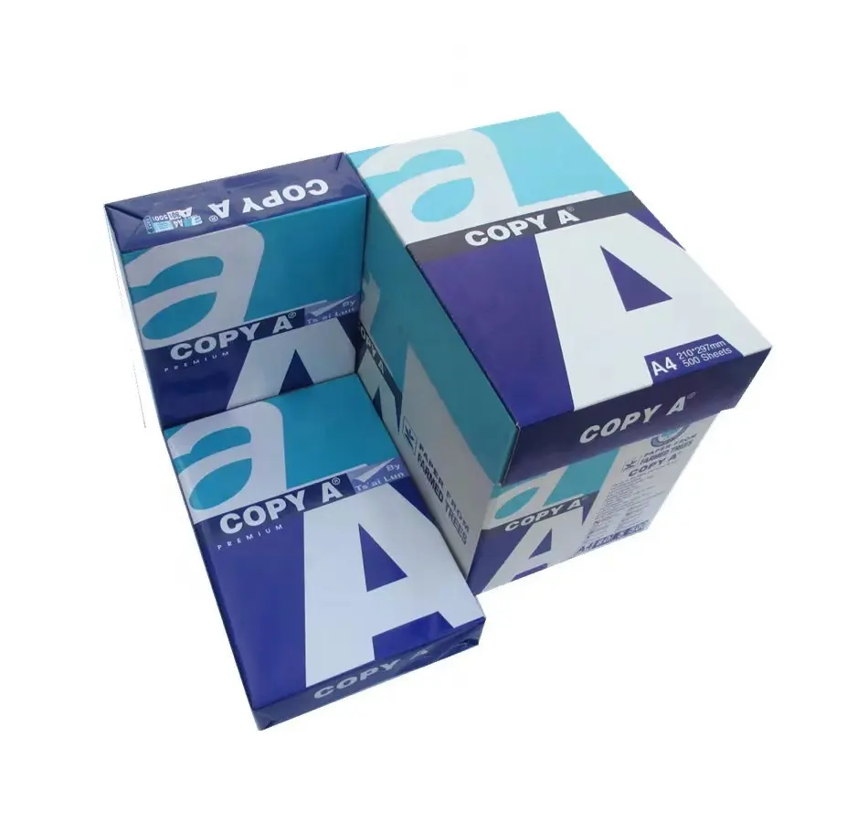 Factory price copy paper a4 size 80gsm bulk price reams paper a4 80 gsm white copy paper