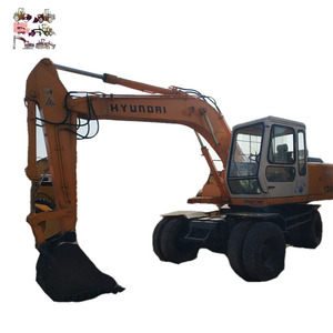 Corée du Sud Original Hyundai 130W 13Ton Wheel Digger Excavator vente - Product Image 1