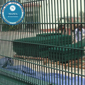 Clôture enduite de PVC de haute sécurité 358 avec treillis et porte antivol de clôture électrique à impulsion haute tension - Product Image 5