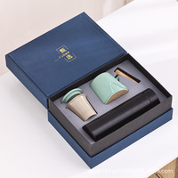 Taza de Cerámica con Logotipo Personalizado para Regalo de Empleados, con Tapa e Infusor de Té, Taza de Café, Regalos Corporativos Promocionales, Proveedor OEM al por Mayor