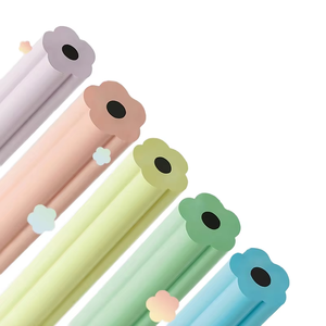 Đáng Yêu hình trái tim nhựa bút chì biểu tượng tùy chỉnh Laser khắc trái tim bút chì - Product Image 1