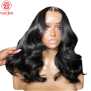 Perruque Lace Front en Fibre Haute Température avec Ondulations Naturelles et Base en Dentelle Transparente pour Femmes – Très Populaire en Afrique - Product Image 4