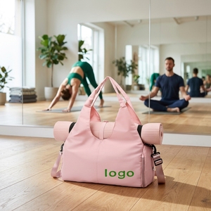 Nueva Bolsa Deportiva Personalizada con Logotipo, Bolsa de Yoga Multifuncional Ligera, Bolsa de Viaje, Bolsa para Esterilla de Yoga con Compartimento para Zapatos - Product Image 1