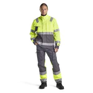 BLAKLADER - 406418113396L Chaqueta Hi-Vis Amarillo/Gris medio-EAN 7330509674451 ROPA DE TRABAJO DE LA HI-VIS - Product Image 3
