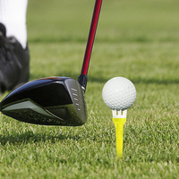 Tees de golf en plastique Crown Tees, supports de tees de golf de 78 mm de longueur, marque Qiangjian, accessoires de parcours de golf, disponibles en plusieurs couleurs