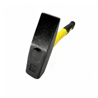 Marteau industriel en acier 300/500/1000g avec manche antidérapant en fibre de verre, tête en acier au carbone, support OEM