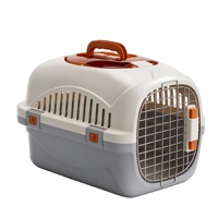 Cage de transport portable pour animaux de compagnie, compatible avion, pour voyage et voiture, style spatial, pour chiens et chats