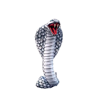 Modèle d'art gonflable PDYEAR, serpent gonflable lumineux à LED, étanche, durable, résistant au soleil, impression couleur intégrale, publicité