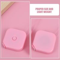 Cinta Métrica Retráctil Promocional con Diseño de Cordón Portátil, Cinta Métrica de Plástico de 1.5M con Logotipo Personalizado