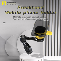 Support de téléphone pour moto antichoc, flexible, amortissant, antivol, étanche, magnétique