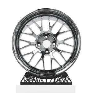 Jantes Concaves Multi-Designs Chrome Argent 5x108 5x112 5x114.3 5x120 à Rayons LM LMR pour Voitures de Luxe M4 <span class=keywords><strong>Audi</strong></span> <span class=keywords><strong>R8</strong></span> 911 AMG - Product Image 2