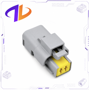 ขั้วต่อสายไฟรถยนต์ 10768564 แบบ 2 ขา ตัวเมีย ทองแดง หุ้มไนลอน 12V 3A ยี่ห้อ SICMA 1.5 สีเทา - Product Image 2
