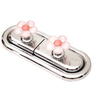 Hello Kitty Toilet Flush Button Pink White Cat Star Shape Plastic Push Button For Bathroom Easy Installation - Product Image 2