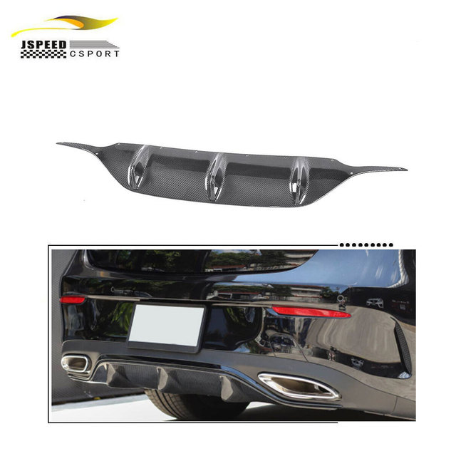 Carbon Fiber Rear Bumper Lip Diffuser for Mercedes Benz E Class C238 E200 E300 E500 Sport 2017-2018