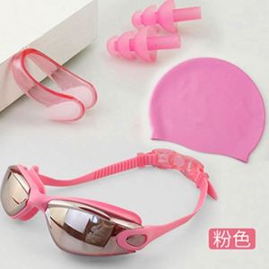 Lunettes de natation professionnelles imperméables anti-buée anti-UV pour adultes homme/femme, monture large universelle, haute transparence, sept couleurs - Product Image 2