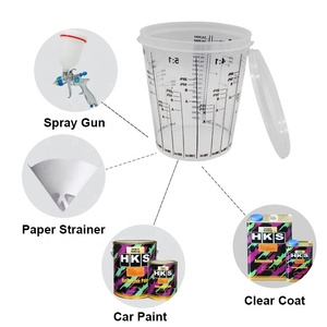 Venta al por mayor de alta calidad de mezcla Copa pintura duradera, mezcladora de plástico taza de medición - Product Image 6