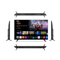 Téléviseur intelligent haute définition de 43 pouces avec commande vocale, design à cadre fin, WiFi, applications de streaming multiples