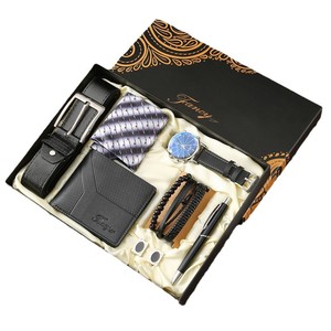 Set <span class=keywords><strong>de</strong></span> Regalo Ejecutivo con Reloj, Cartera, Corbata y Cinturón para Hombre - Modelo M2901 <span class=keywords><strong>de</strong></span> Aleación y Poliuretano - Regalo <span class=keywords><strong>de</strong></span> Cumpleaños y <span class=keywords><strong>Día</strong></span> <span class=keywords><strong>del</strong></span> <span class=keywords><strong>Padre</strong></span> - Product Image 5