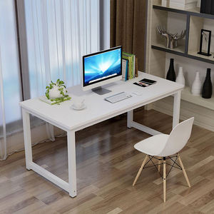 <span class=keywords><strong>Escritorio</strong></span> de Oficina, Mesa de Computadora Esquinera de Madera Maciza con Juego de Sillas, <span class=keywords><strong>Escritorio</strong></span> Blanco de 120 cm, Soporte de <span class=keywords><strong>Escritorio</strong></span>, Estudio, <span class=keywords><strong>Gamer</strong></span>, Metal, Lujo, Cartón - Product Image 4