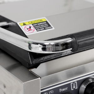 Thương mại điện không dính thép không gỉ bảng duy nhất áp lực phẳng tấm Panini nướng cao su bền xử lý điều kiện mới - Product Image 6