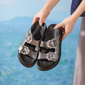 Fairy-style genuine leather slip-on casual one-piece <b>platform</b> stiletto <b>heel</b> women's shoes - Product Image 6