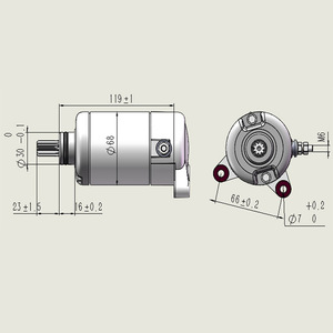 Moteur de démarrage pour Outlander 500 650 800 1000 ATP 330 500 ATV OEM 420 684 560 428000 <span class=keywords><strong>3580</strong></span> - Product Image 4