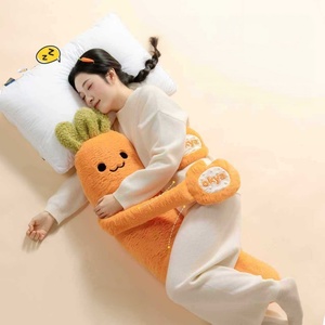 Oreiller corporel en peluche Smart Carrot King, aide au sommeil chauffante et apaisante avec enregistrement Bluetooth, compagnon long pour adultes et dormeurs latéraux - Product Image 3