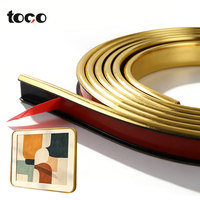 Bande de bordure autocollante en PVC en forme de U, colorée, blanche, dorée, argentée, pour le bord des meubles, bande de scellement de 10 mm, 18 mm pour cadre photo en MDF