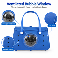 Sac de transport pour animaux de compagnie en EVA, sac fourre-tout ventilé pour chats et petits chiens, sac de voyage portable imperméable avec trous respirants
