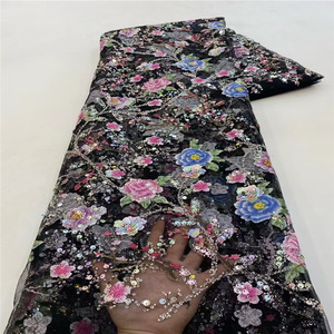 Ingrosso nuovo Design Glitter con paillettes ricamate in pizzo <span class=keywords><strong>da</strong></span> <span class=keywords><strong>sposa</strong></span> tessuto <span class=keywords><strong>di</strong></span> alta qualità in maglia sostenibile fiore abiti <span class=keywords><strong>da</strong></span> <span class=keywords><strong>sposa</strong></span> - Product Image 1