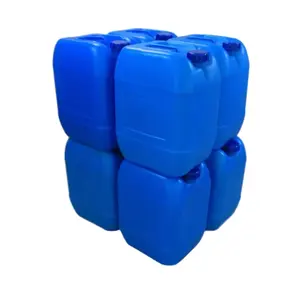 20L 플라스틱 배럴 화이트 식품 학년 사각 제리 캔 HDPE 20 리터 화학 드럼 반투명 20 KGS 버킷 용기