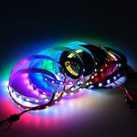 DC12V WS2811 5050RGIC 30/48/60leds/m programmation individuellement adressable Flexible magique Smart Home Decor Led Pixel bande lumineuse