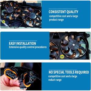 Ventilador de Refrigeración del Radiador 622040 7T4Z8C607A CT4Z8C607B para Ford Edge 3.5L Lincoln MKX 3.5L - Product Image 3