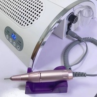 Perceuse à ongles 5 en 1 pour gel acrylique, perceuse à ongles électrique professionnelle, 30000 tr/min, fournitures pour ongles de table pour salon