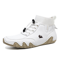 Bottes de randonnée décontractées unisexes montantes, style couple, avec embout chaussette, pour l'hiver, grandes tailles, vente en gros transfrontalière, pour plateformes indépendantes