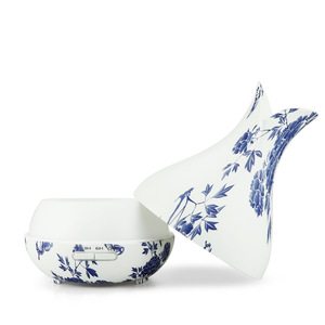 Màu Xanh Và Trắng <span class=keywords><strong>S</strong></span>ứ 400Ml Hương Liệu Hương Thơm Khuếch Tán Siêu Âm Hương Thơm Không Khí Tạo Độ Ẩm Tinh Dầu Khuếch Tán Hương Thơm - Product Image 2