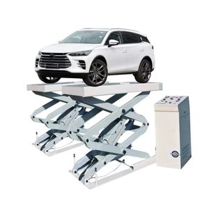 Venta directa de fábrica, Mini plataforma elevadora de tijera hidráulica vertical fija automática ultrafina subterránea de servicio pesado - Product Image 3