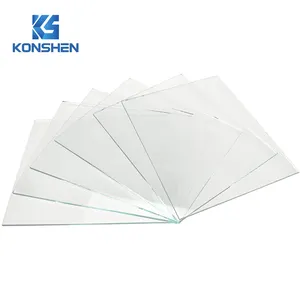 Custom Made AG AF AR 0.5mm 0.7mm 1mm 2mm 3mm Coated Clear Tempered Glass Panel With Factory Price