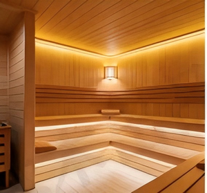 Sauna de Vapor Moderna de Madera Sólida de Hemlock Eléctrica de Bajo <span class=keywords><strong>Precio</strong></span> para 2 a 6 Personas, para Uso en Exteriores, Hoteles y Apartamentos - Product Image 2