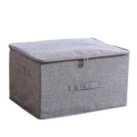 Kotak Penyimpanan Lipat Kapasitas Besar untuk Rumah Tangga, Organizer Lemari Berlapis Model Baru, Langsung dari Pabrik