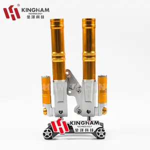 โช้คอัพหน้าอะลูมิเนียมปรับระดับได้ KINGHAM CNC สำหรับรถจักรยานยนต์ YAMAHA Nmax Fazzio Mio HONDA Vario - Product Image 1