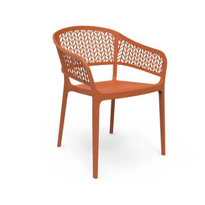 Set di 4 Sedie Saona in Plastica Riciclata, Stile Moderno e Confortevole, Arredamento da Giardino - Product Image 3