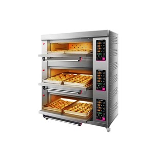 Horno eléctrico para Pizza, máquina de <span class=keywords><strong>pan</strong></span> comercial de buena calidad, 380v, inducción, para hornear <span class=keywords><strong>pan</strong></span>, hornos integrados - Product Image 6
