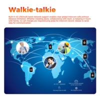 Traceur GPS 4G pour enfants et personnes âgées, talkie-walkie avec bouton SOS, détecteur de chute, suivi en temps réel, application gratuite