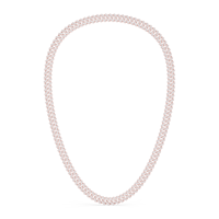 Collier ras du cou en argent et or, avec croix en moissanite de laboratoire Aurum Diam, chaîne à maillons brillants style hip-hop, certifié EGL, pour soirée de luxe